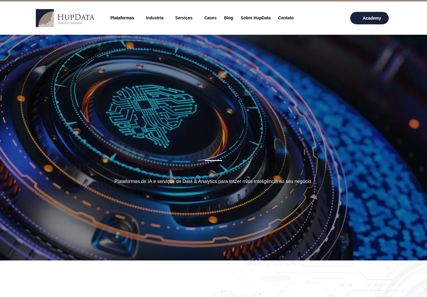 Captured homepage of hupdata.com in the current scan