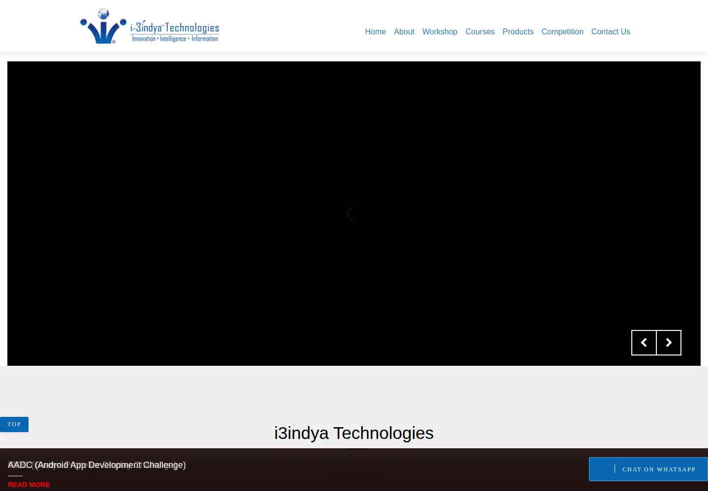 Screenshot of i3indyatechnologies.com
