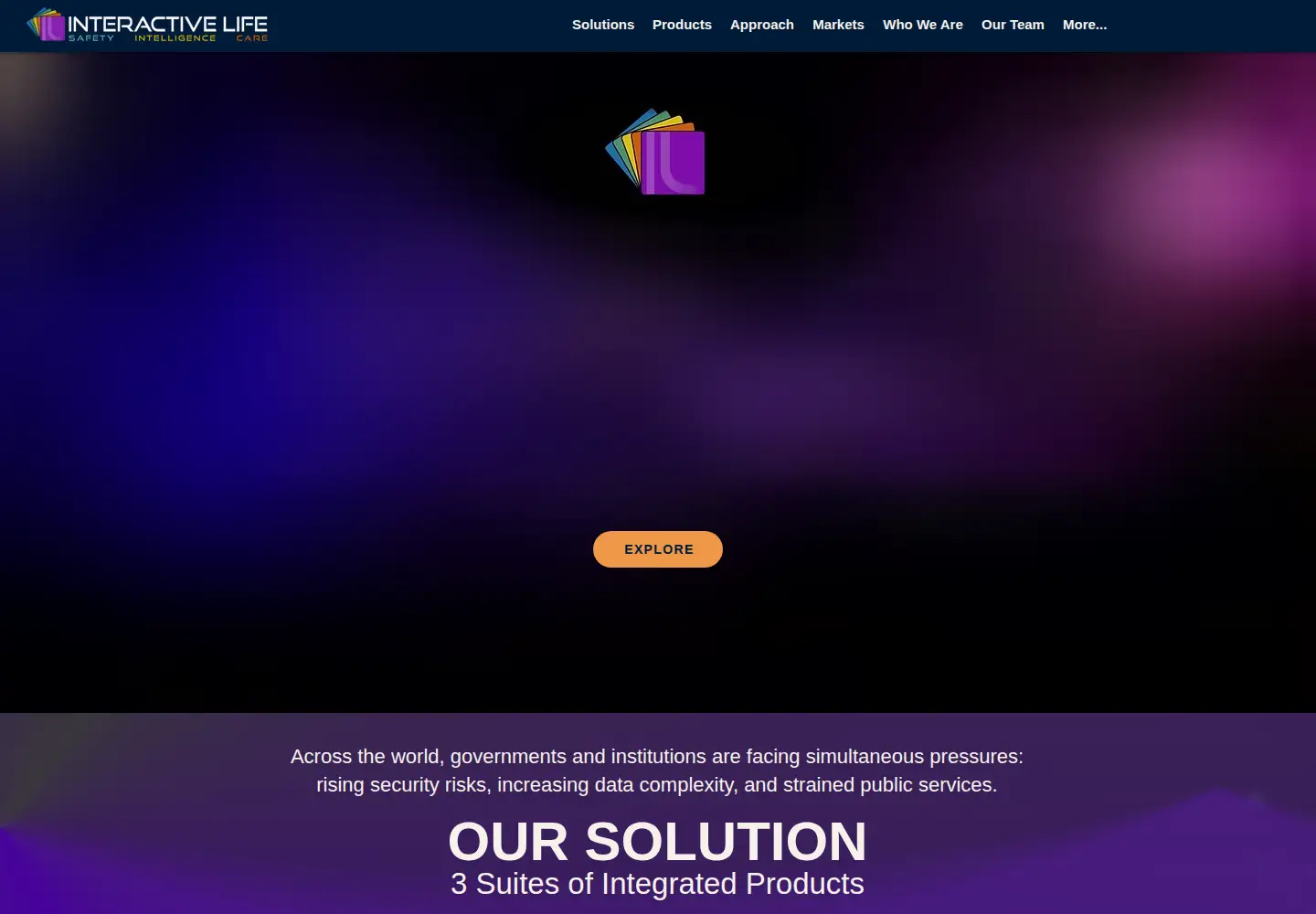 Captured homepage of interactivelife.com in the current scan