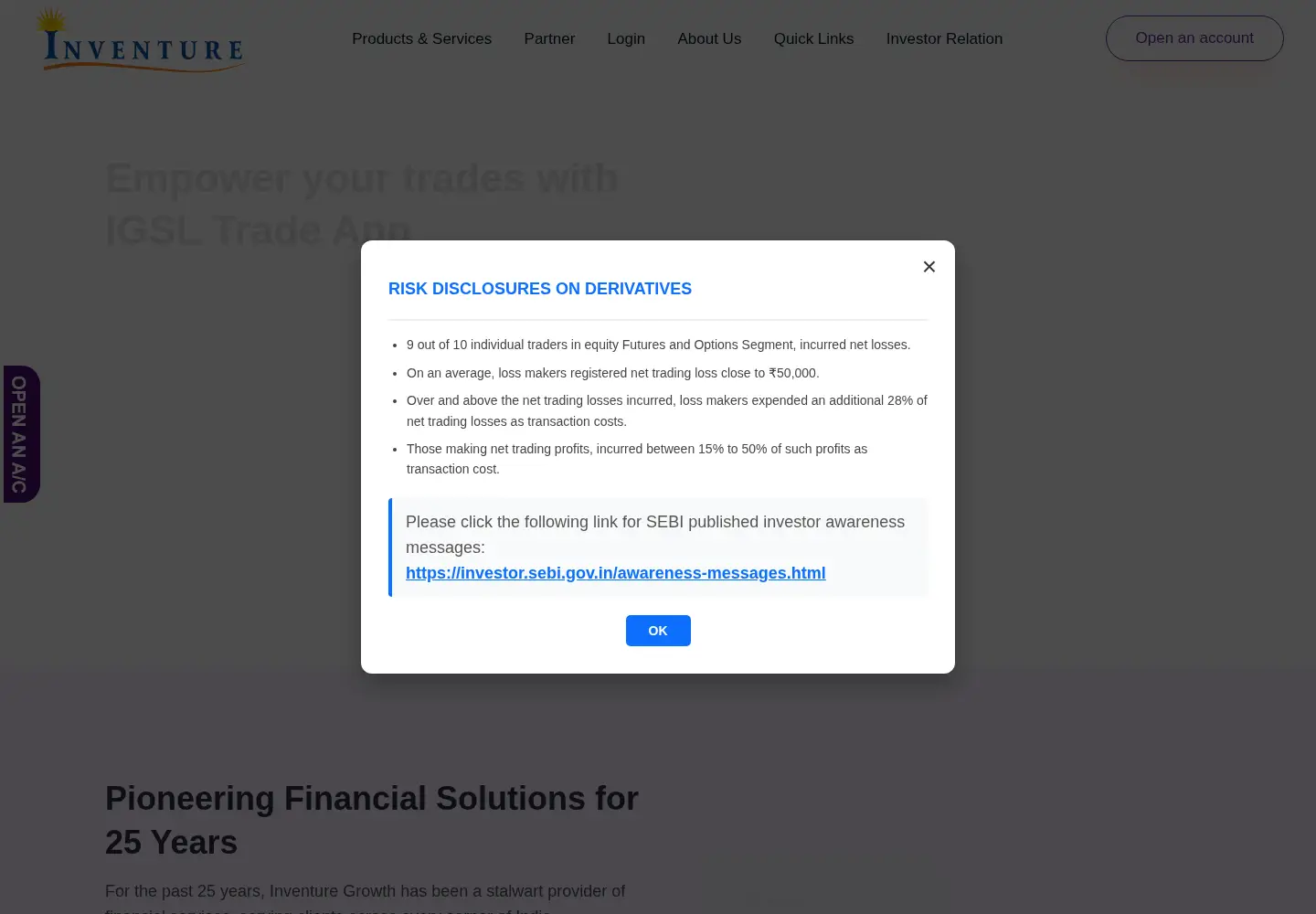 Screenshot of inventuregrowth.com