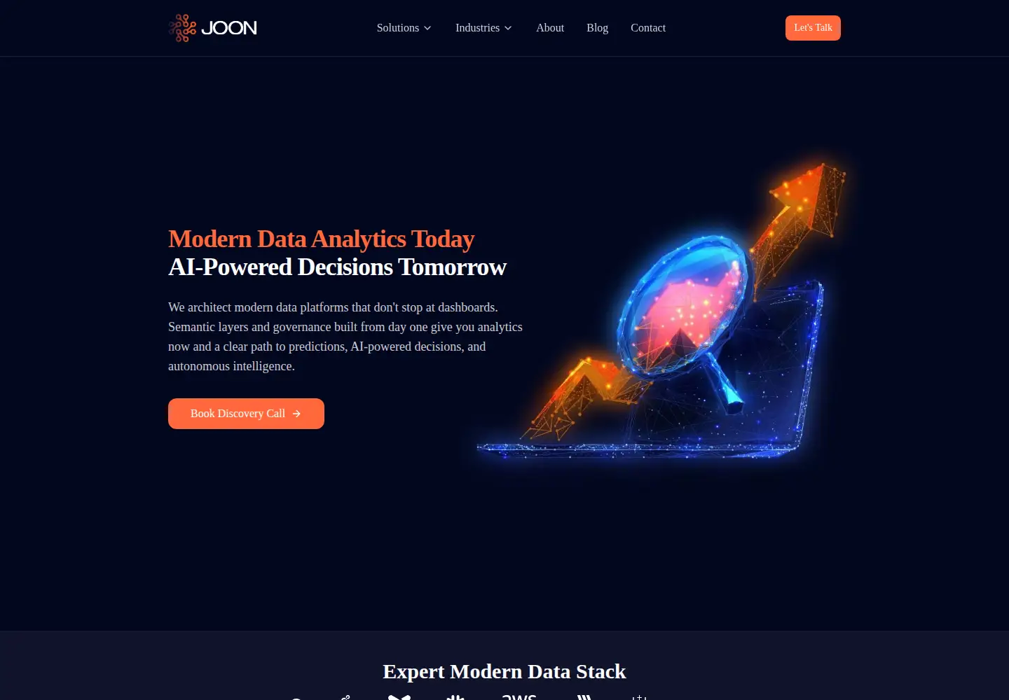 Screenshot of joonsolutions.com