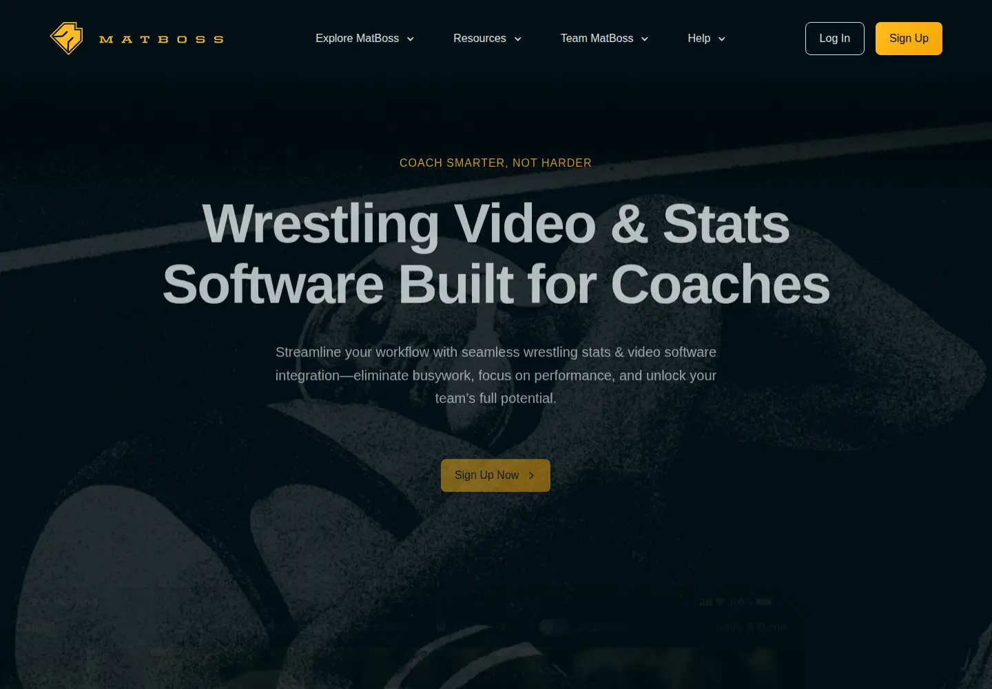 Screenshot of matboss.com