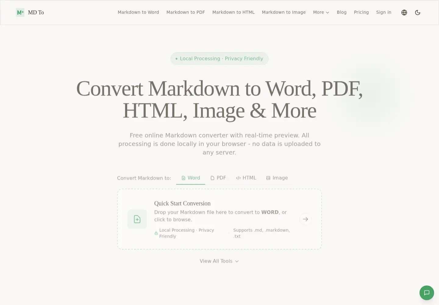 Screenshot of md-to.com