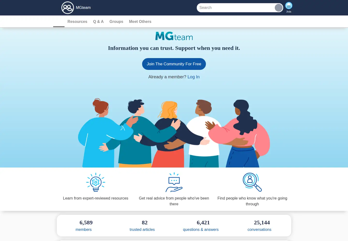 Screenshot of mgteam.com