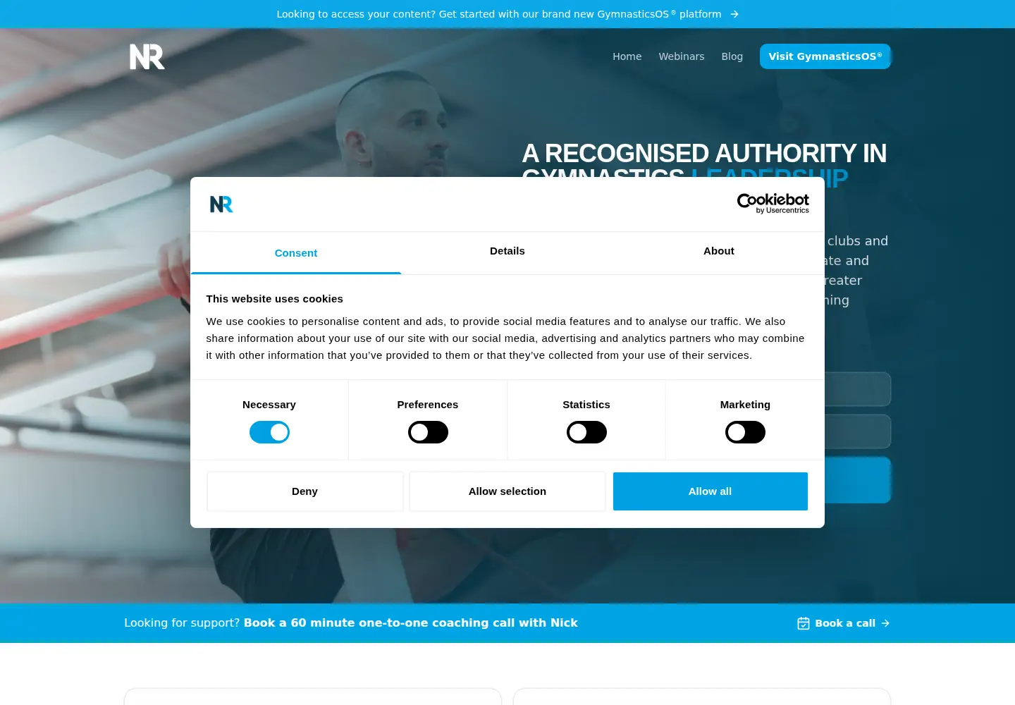 Captured homepage of nickruddock.com in the current scan
