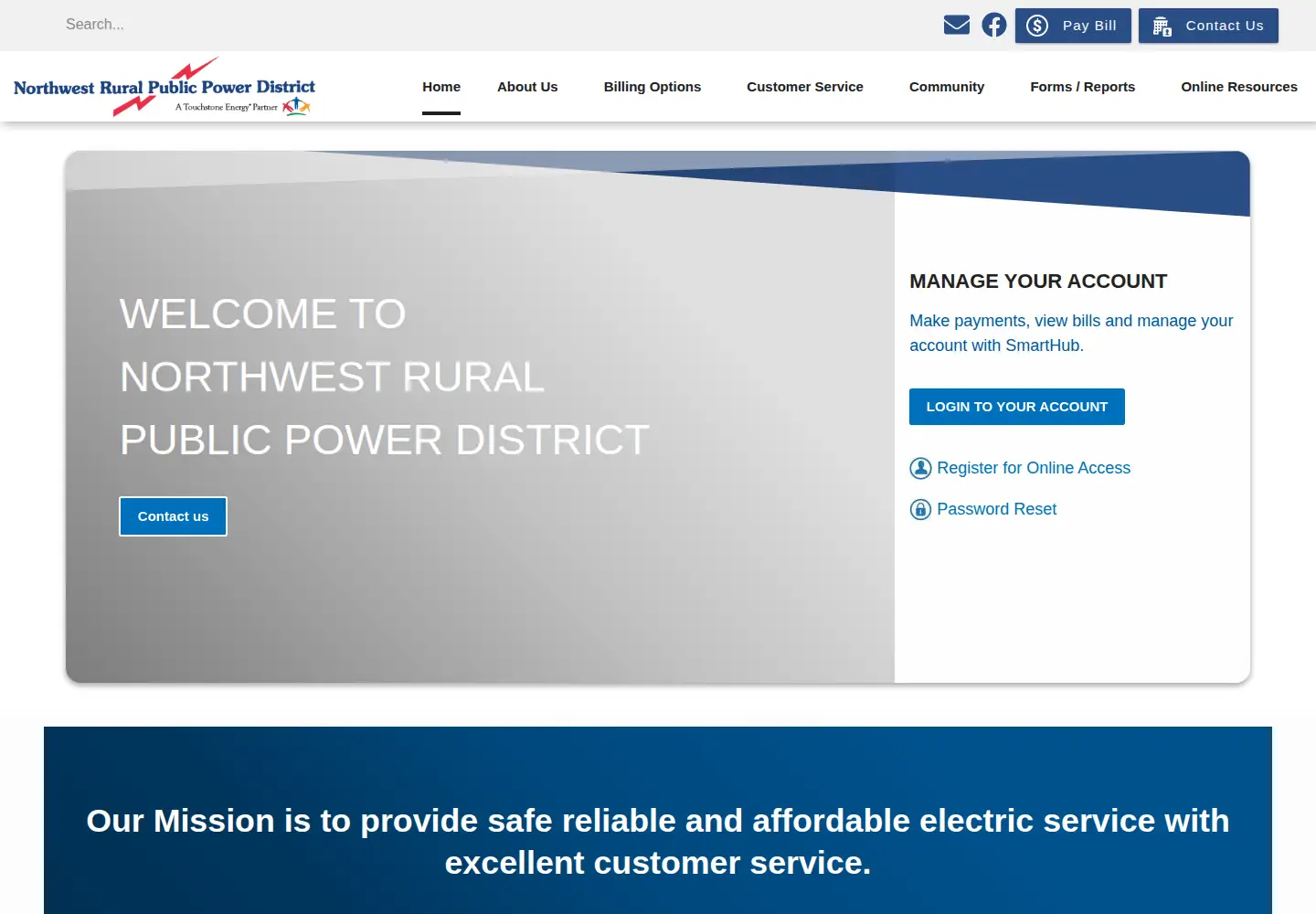 Captured homepage of nrppd.com in the current scan