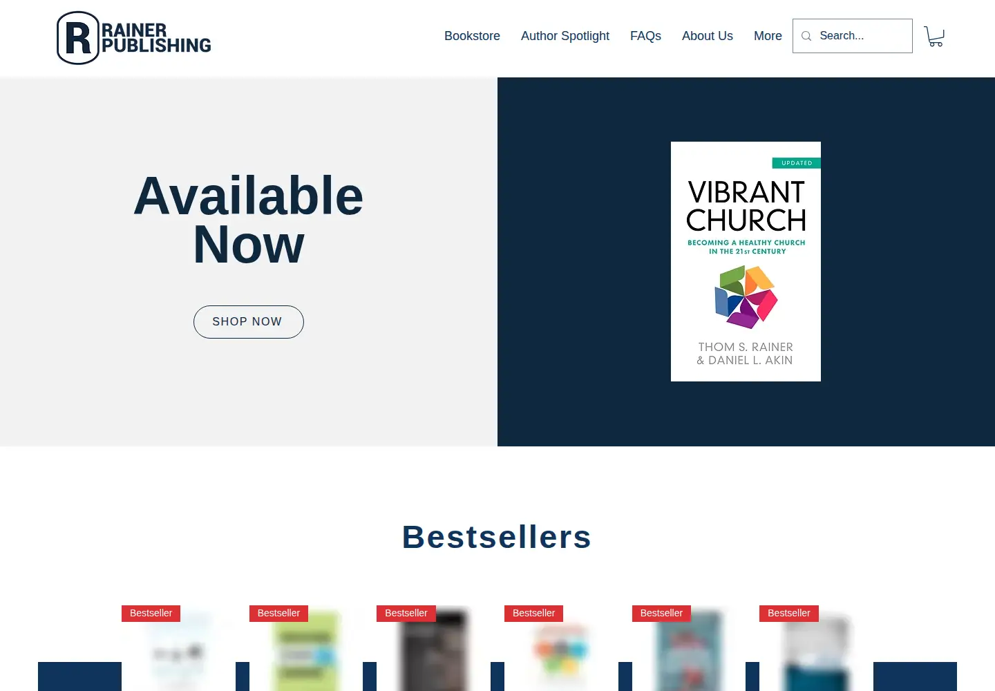 Screenshot of rainerpublishing.com