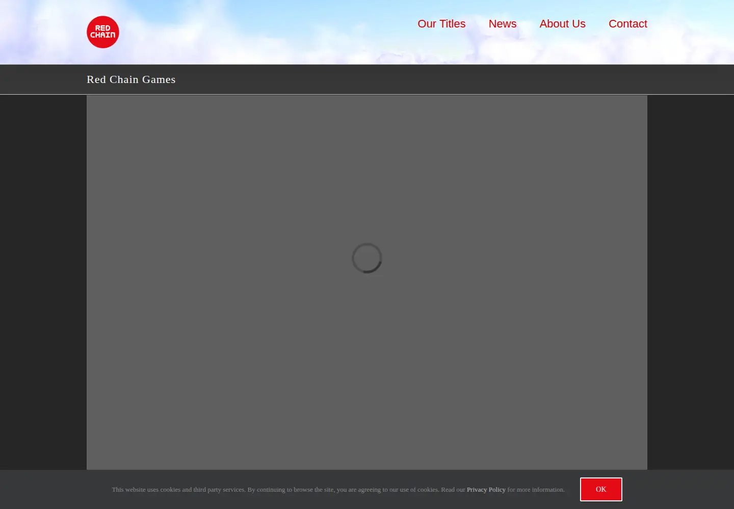 Screenshot of redchaingames.com