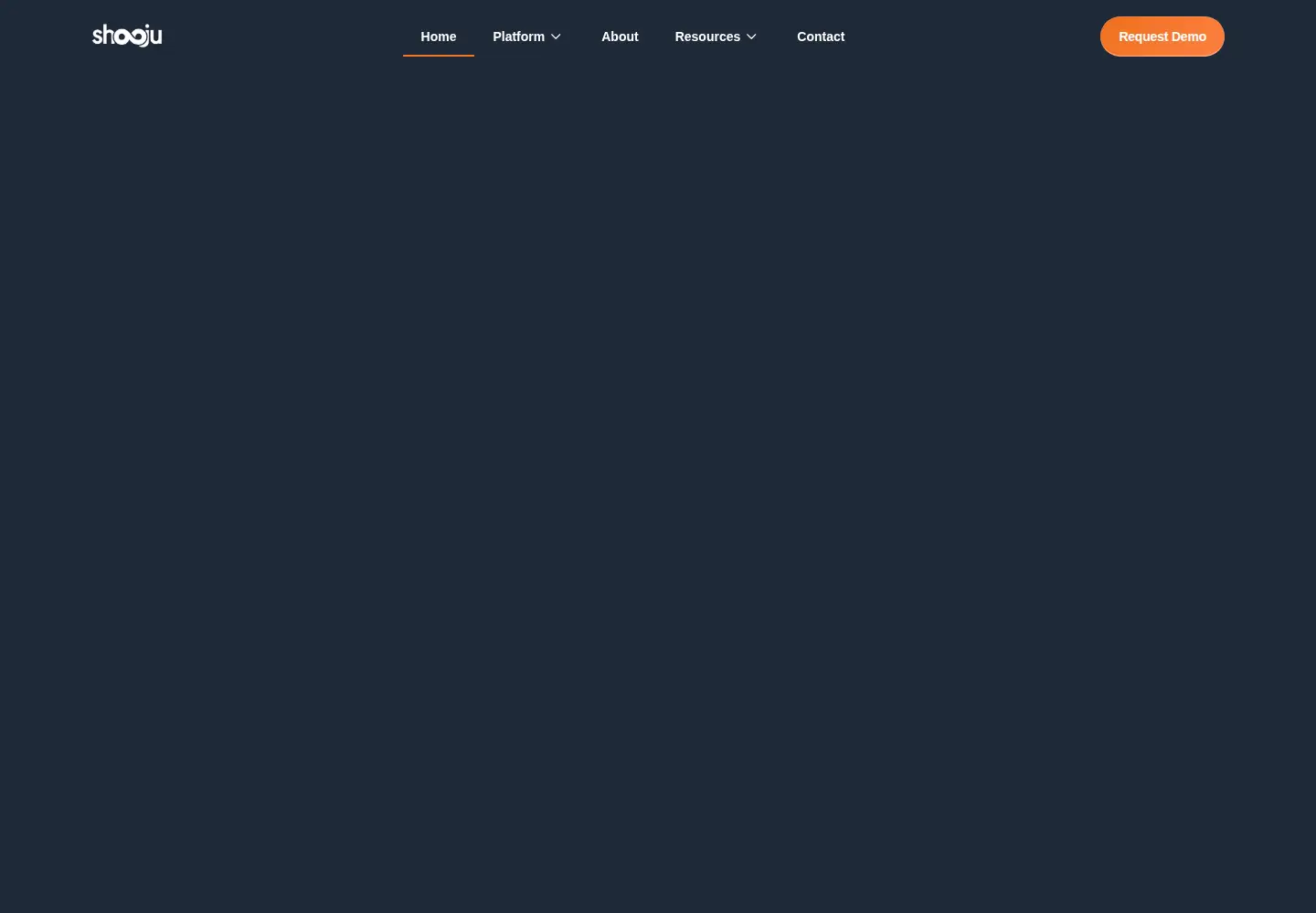 Screenshot of shooju.com