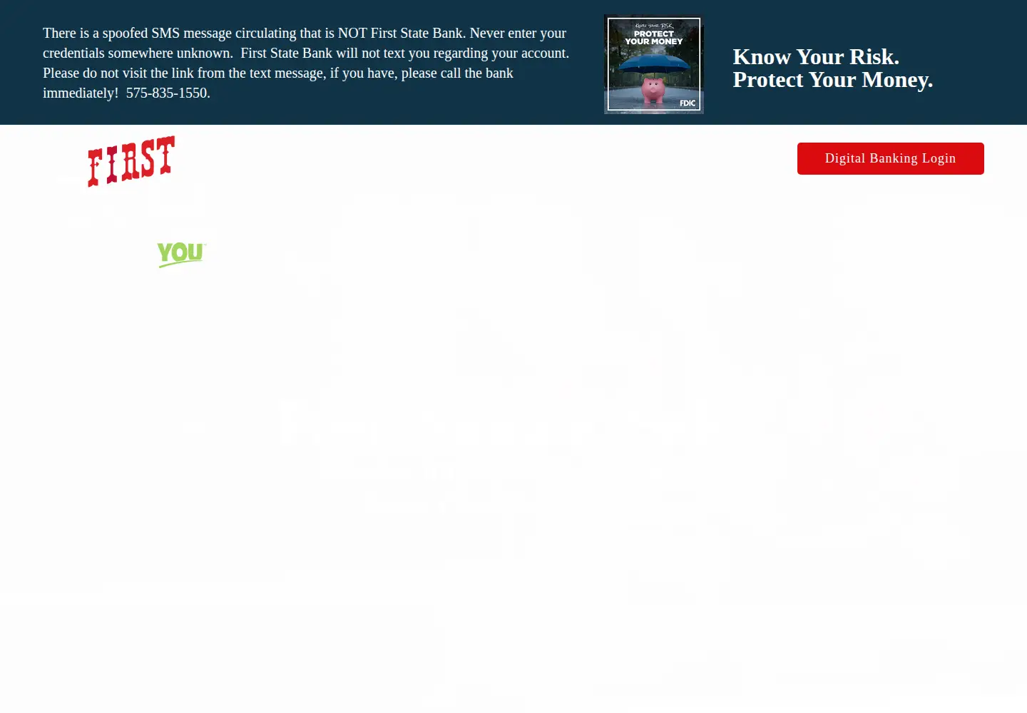 Captured homepage of socorrobanking.com in the current scan
