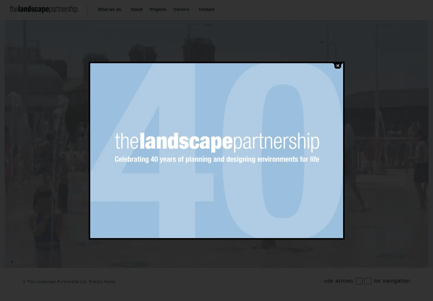 Captured homepage of thelandscapepartnership.com in the current scan