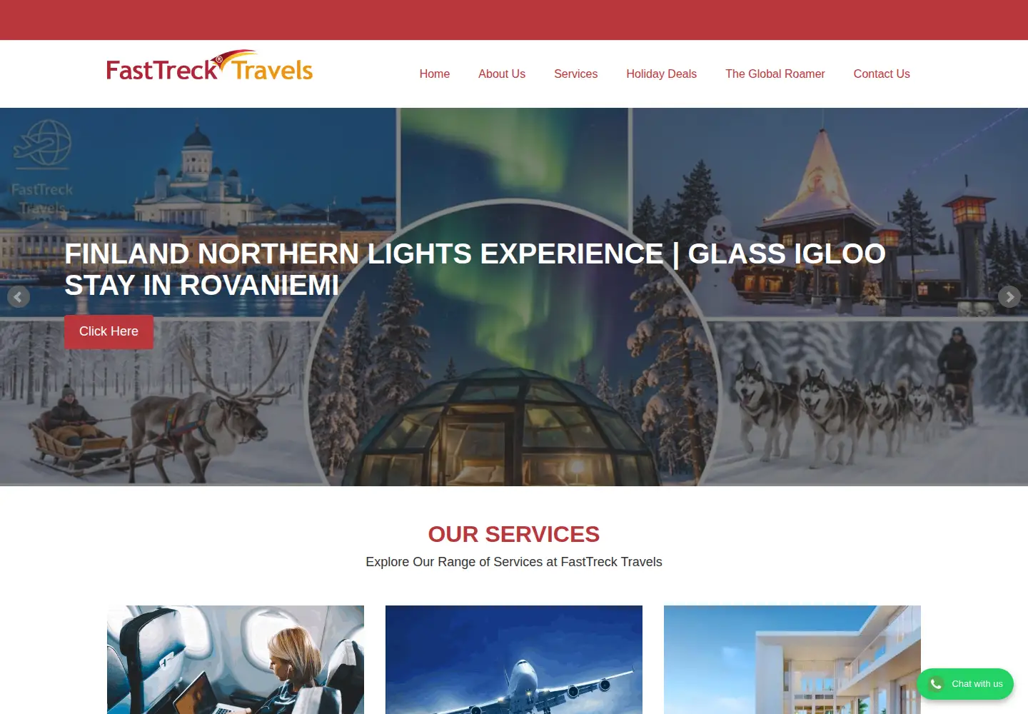Captured homepage of travelfromindia.com in the current scan