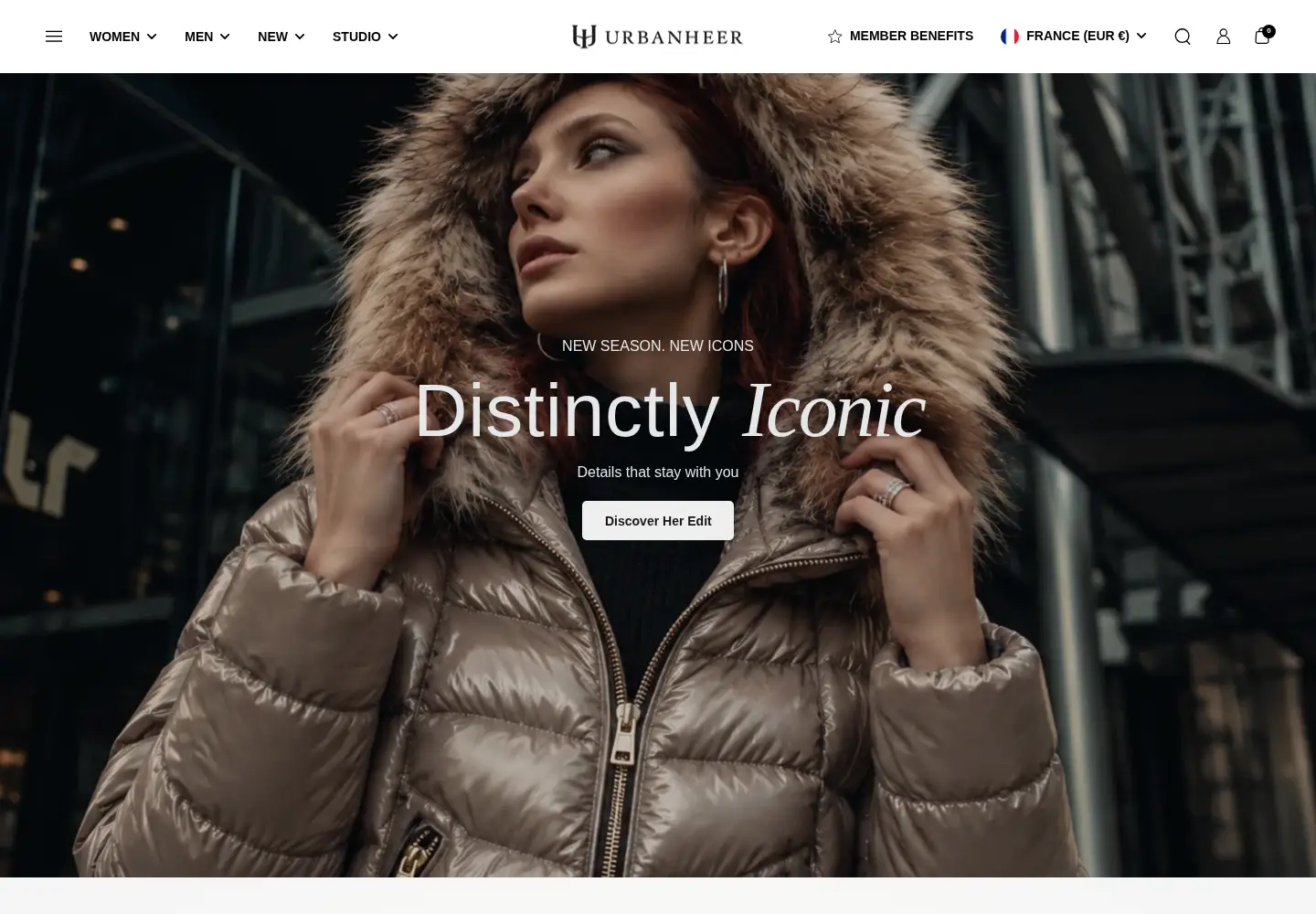 Screenshot of urbanheer.com