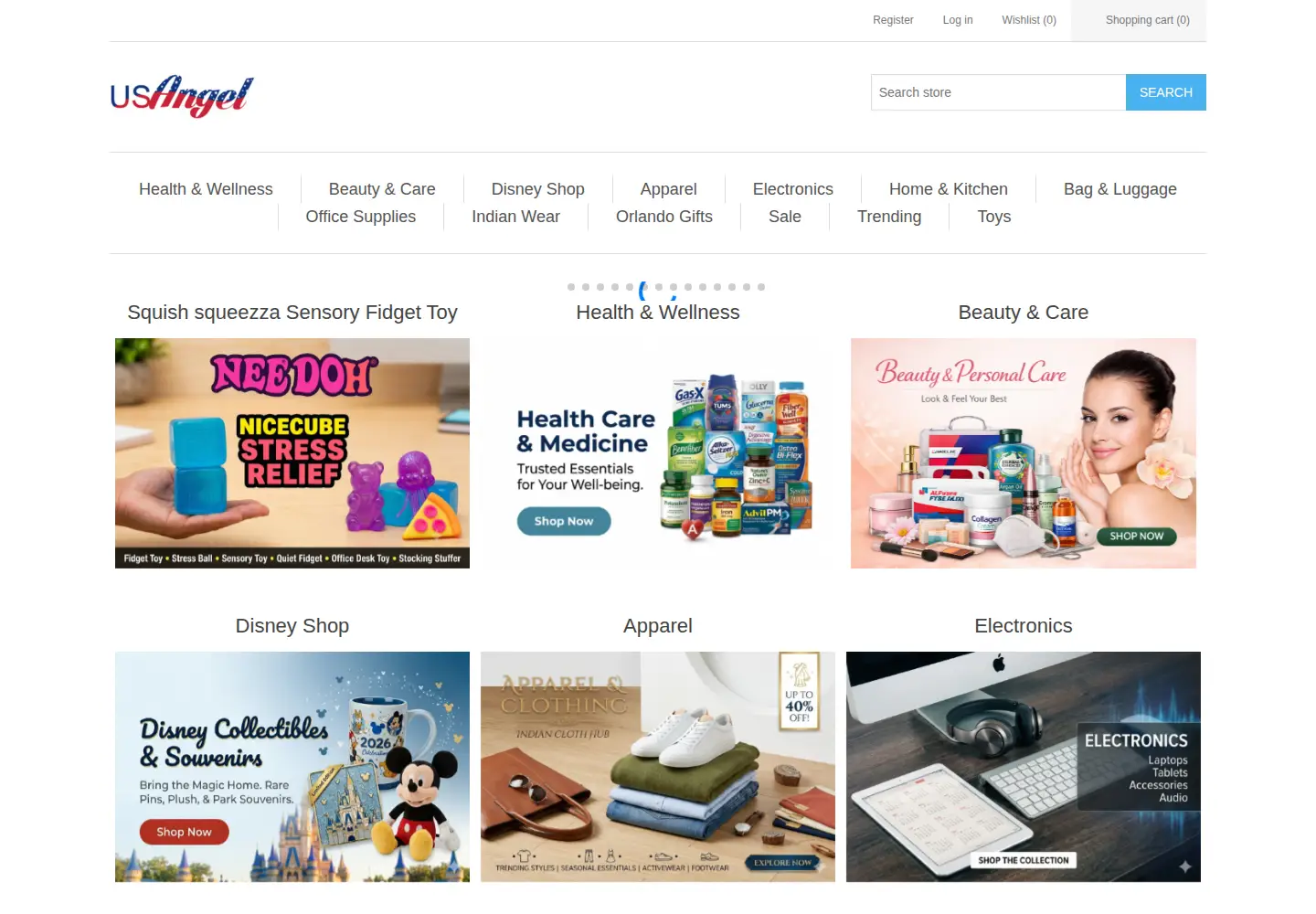 Screenshot of usa-angel.com