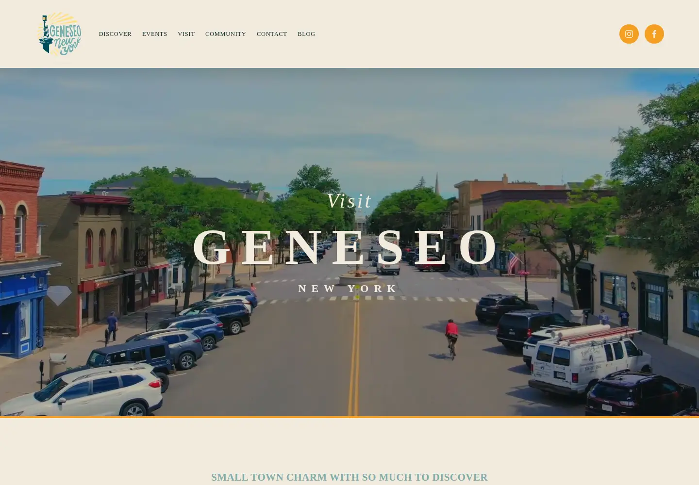 Screenshot of visitgeneseo.com