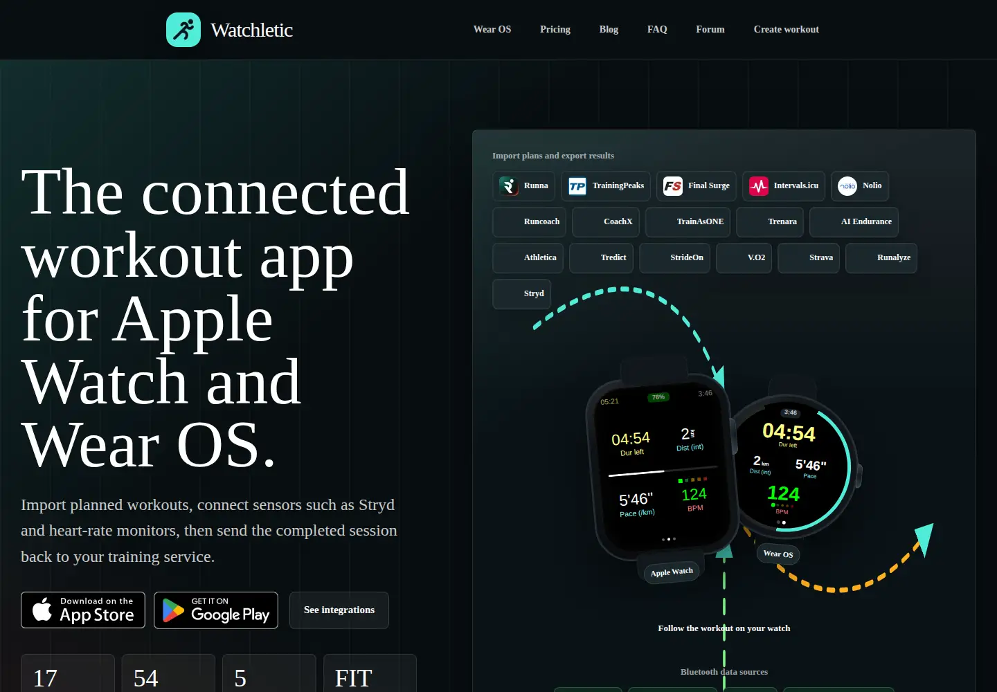Screenshot of watchletic.com
