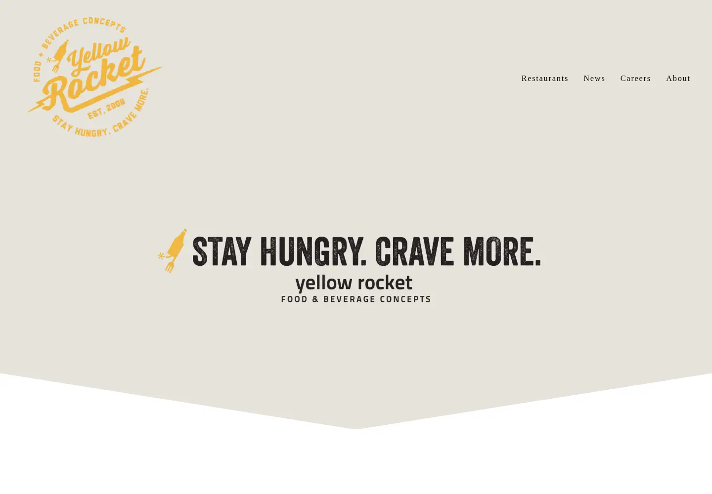 Captured homepage of yellowrocketconcepts.com in the current scan
