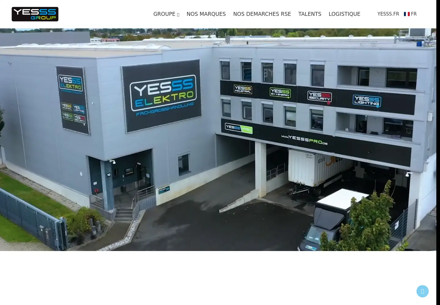 Screenshot of yesss.com