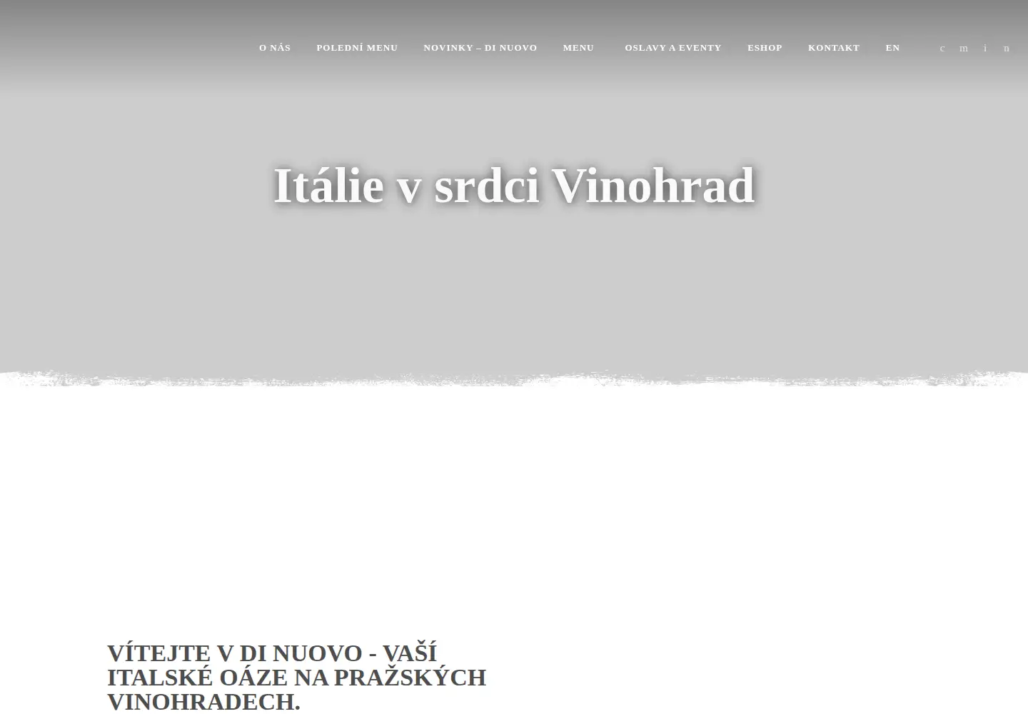 Screenshot of dinuovo.cz