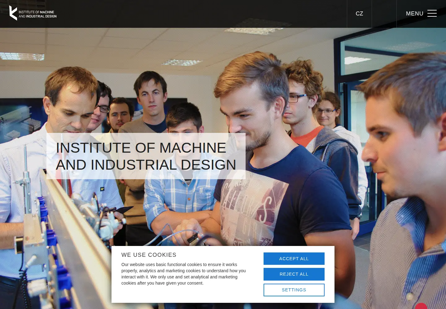 Captured homepage of ustavkonstruovani.cz in the current scan