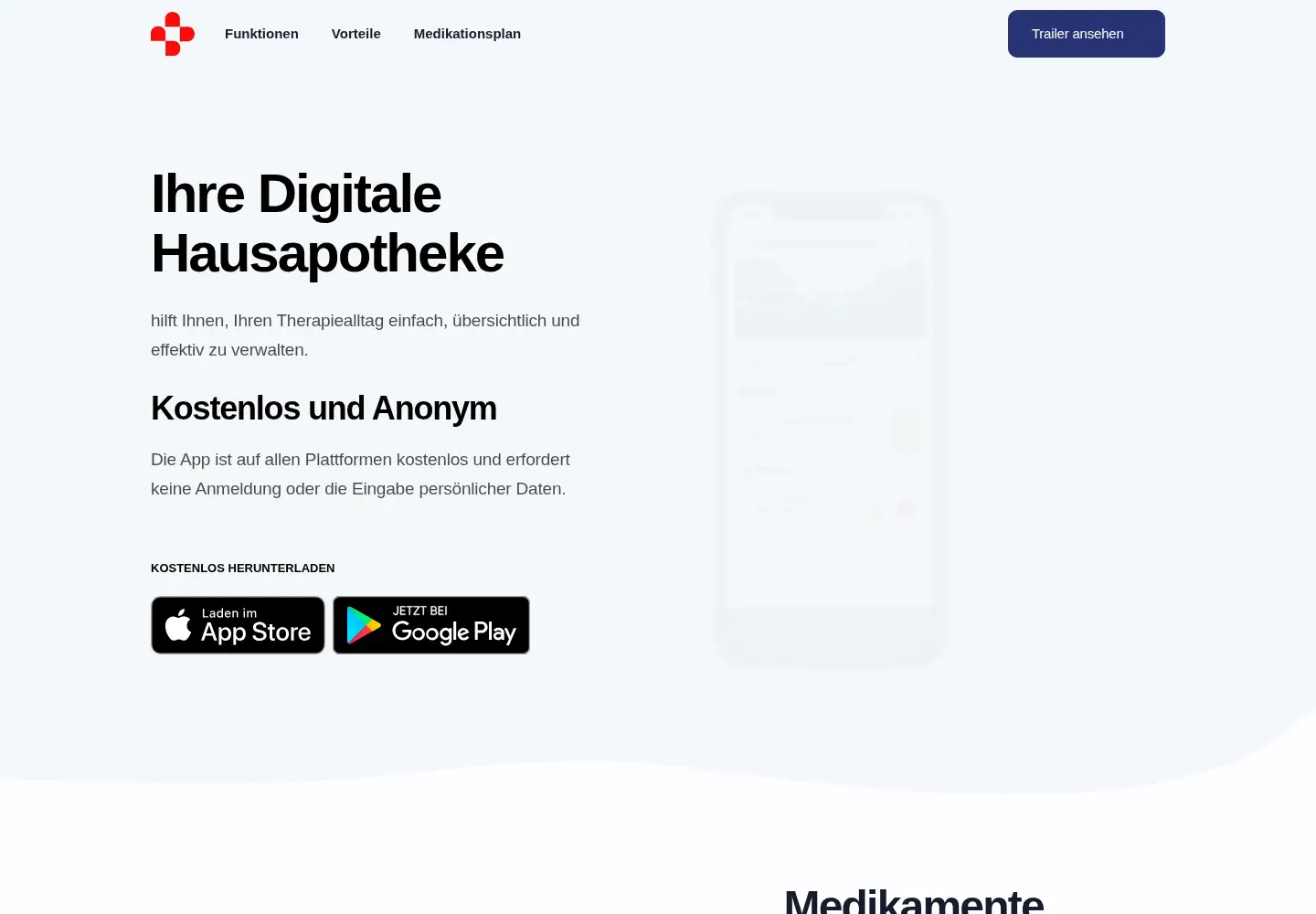 Screenshot of digitale-hausapotheke.de