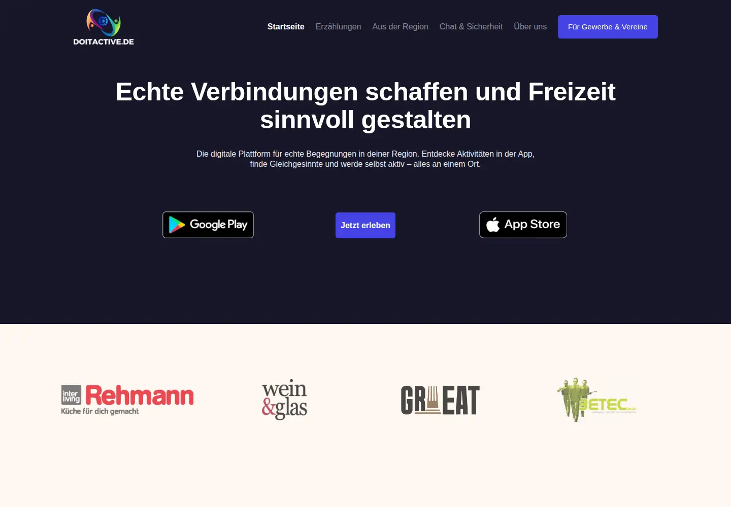 Captured homepage of doitactive.de in the current scan