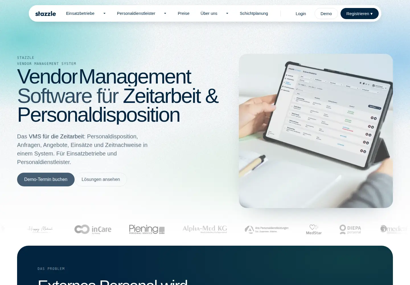 Screenshot of stazzle.de