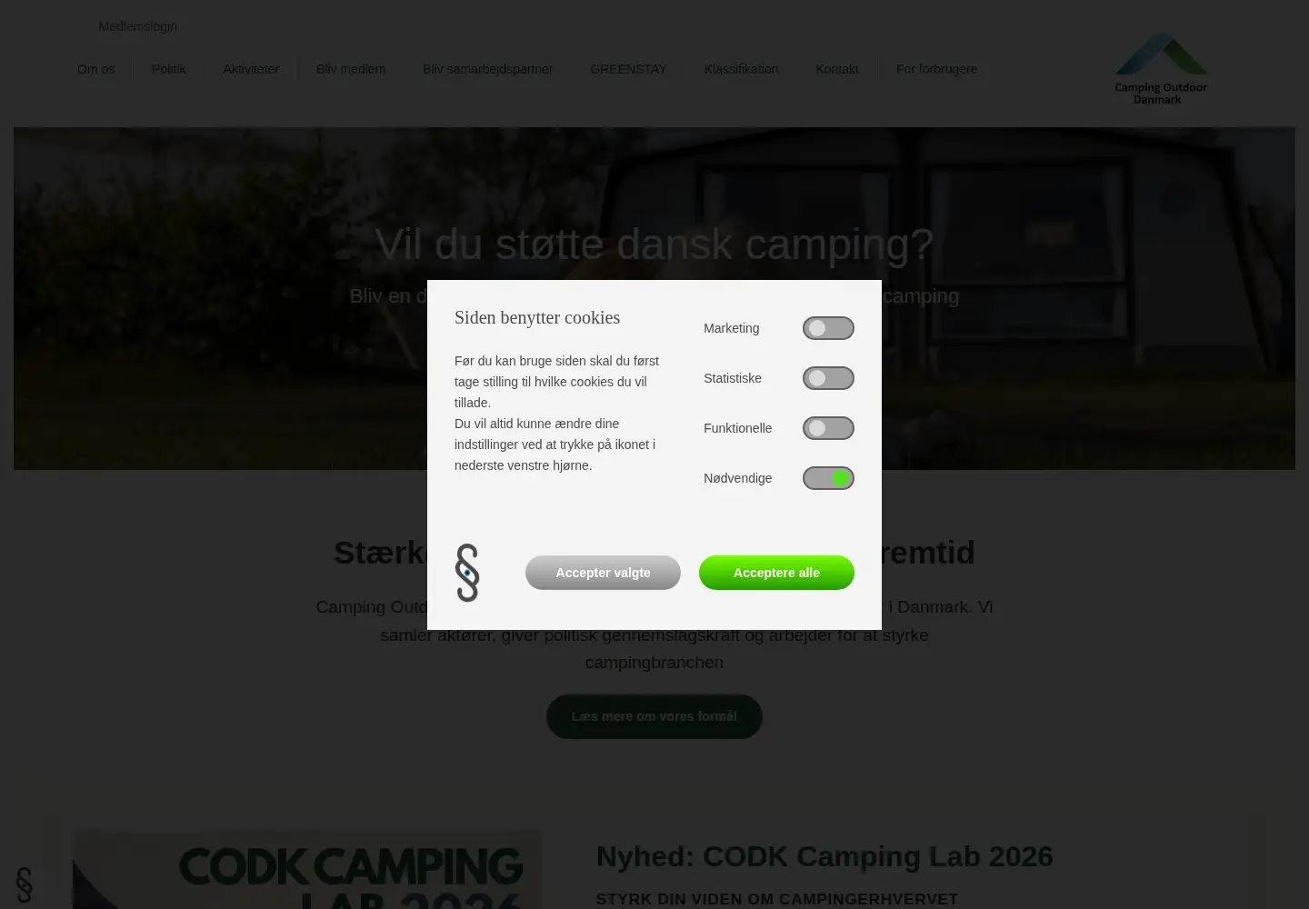 Screenshot of codk.dk