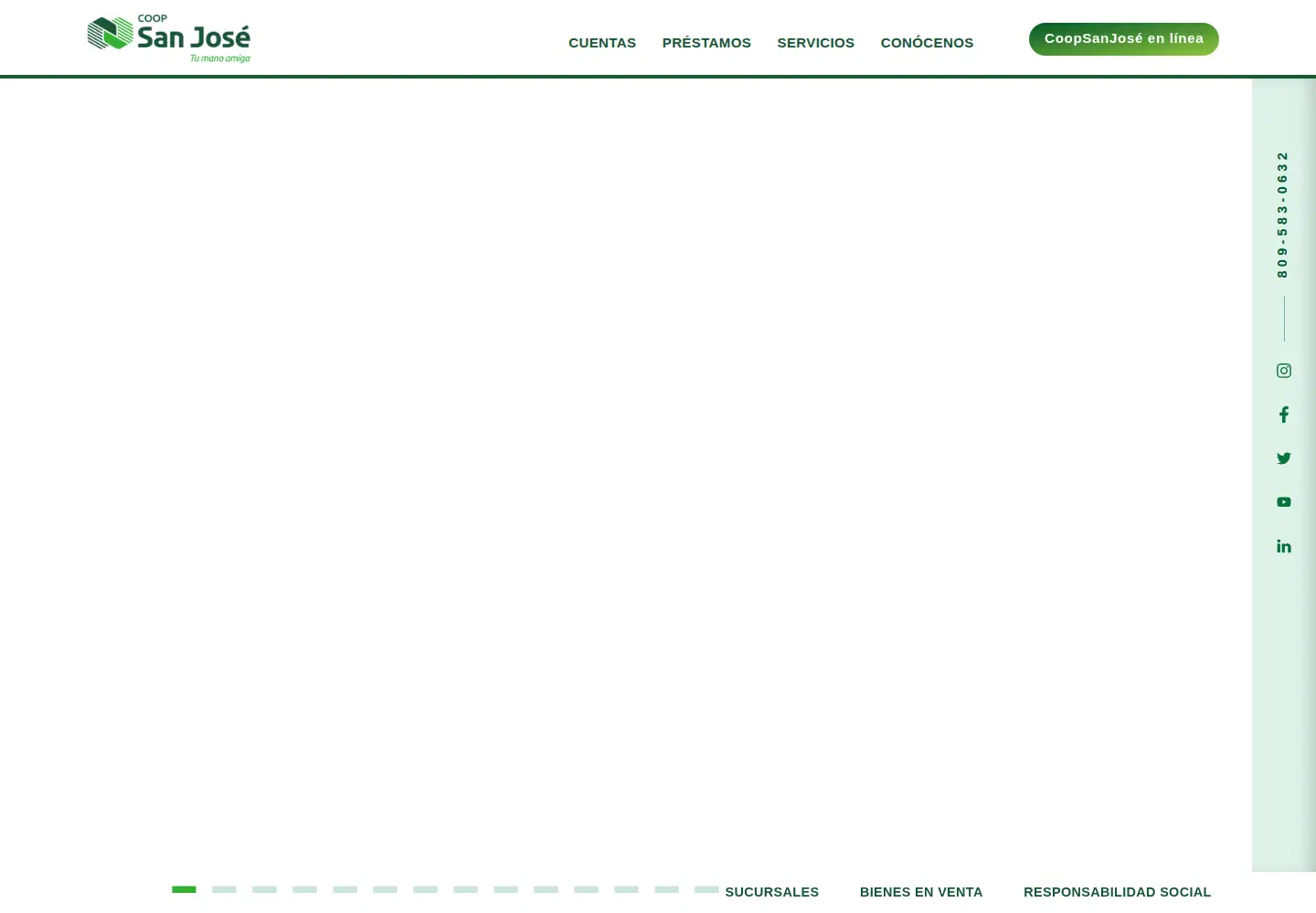 Screenshot of coopsanjose.com.do