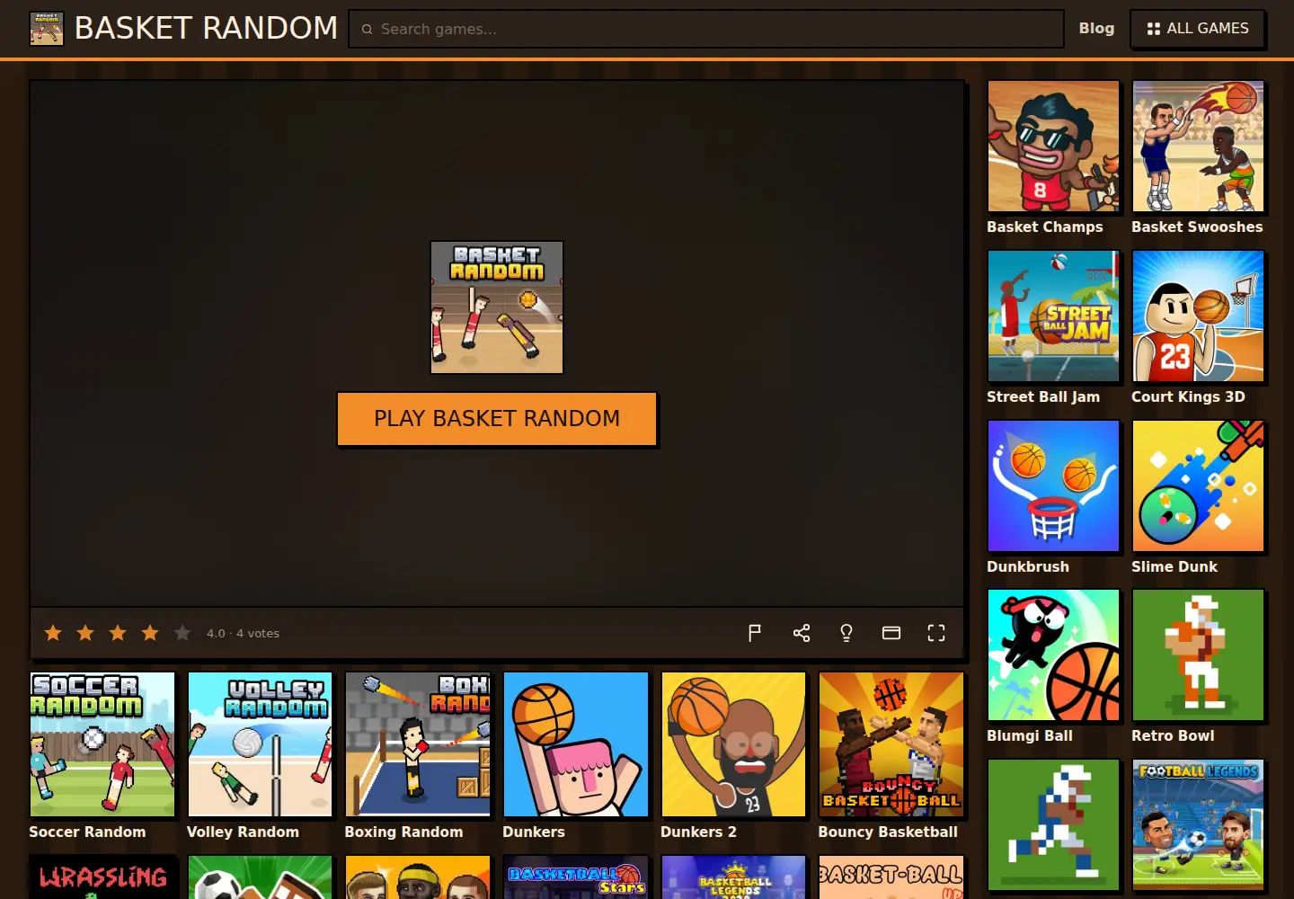 Screenshot of basketrandom.gg