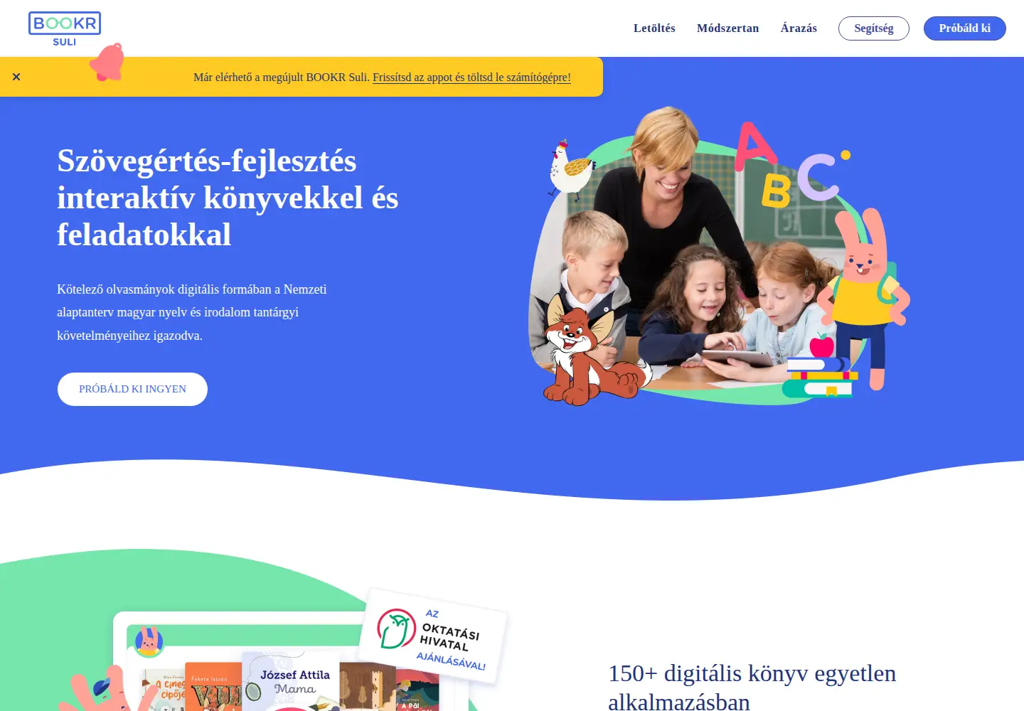 Captured homepage of bookrsuli.hu in the current scan