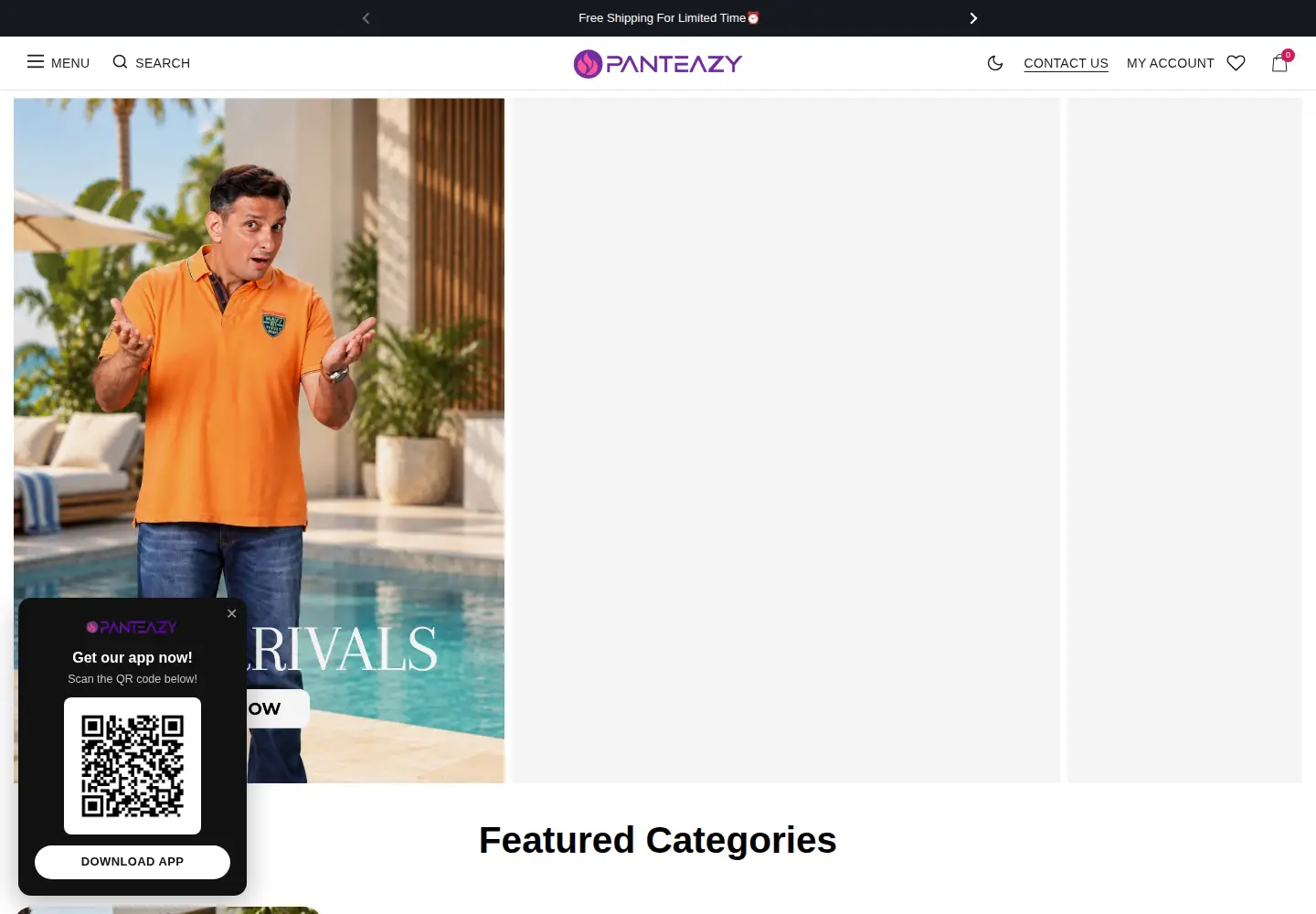 Screenshot of panteazy.in