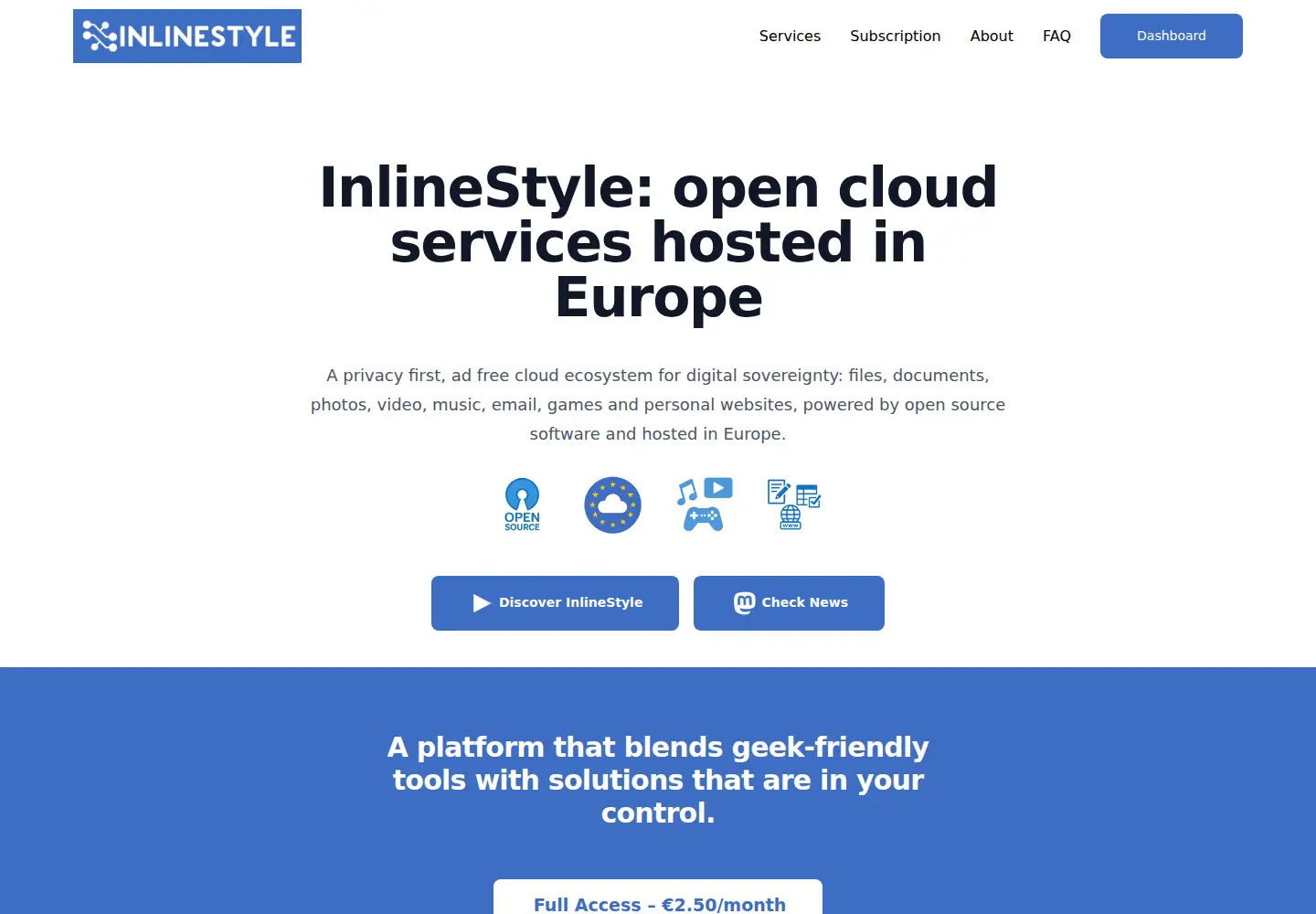Screenshot of inlinestyle.it