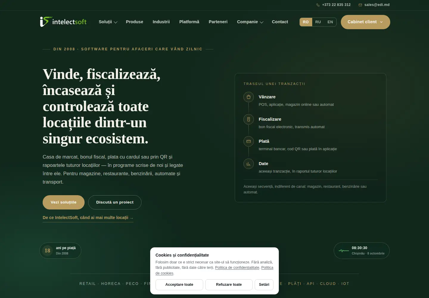 Screenshot of intelectsoft.md
