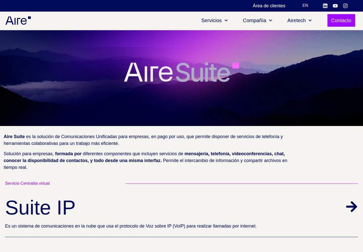 Captured homepage of meetip.net in the current scan