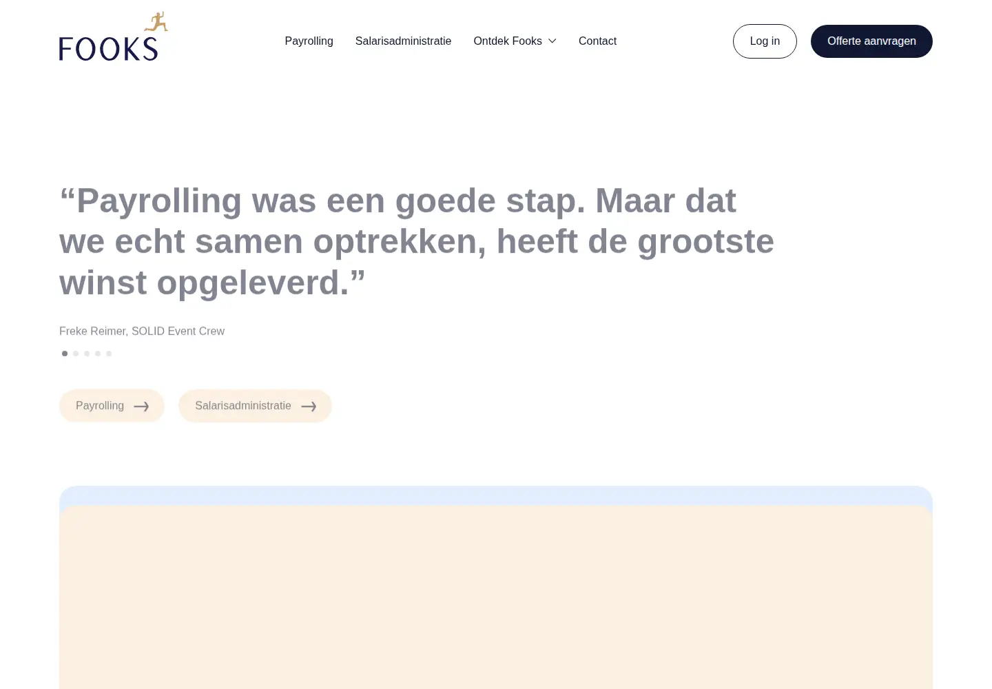 Screenshot of fooks.nl