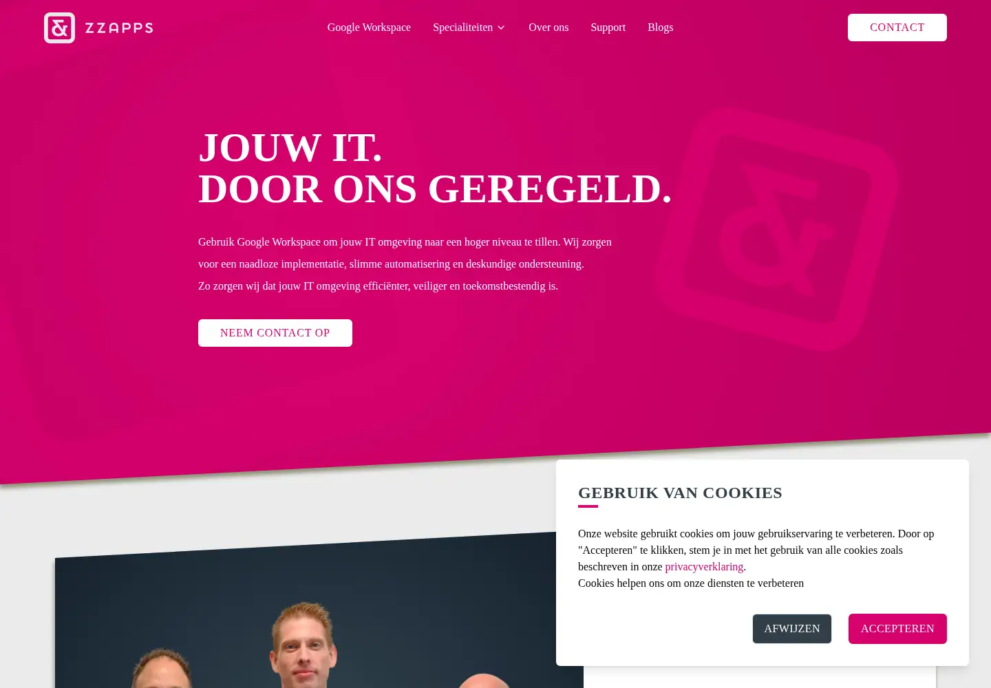 Screenshot of zzapps.nl