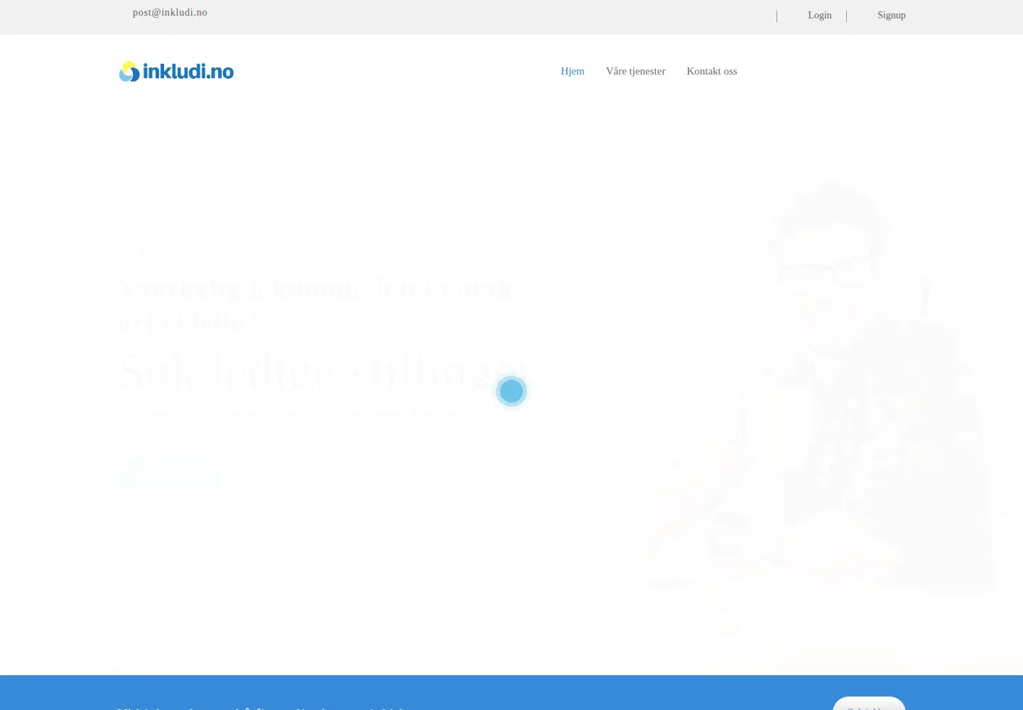 Screenshot of inkludi.no