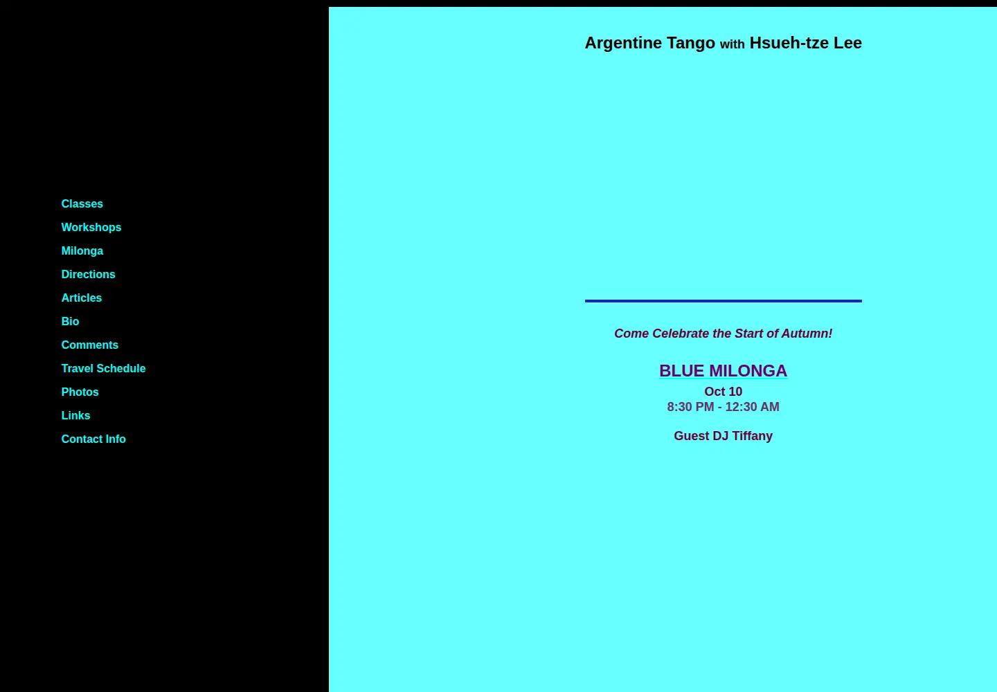 Screenshot of bluetango.org