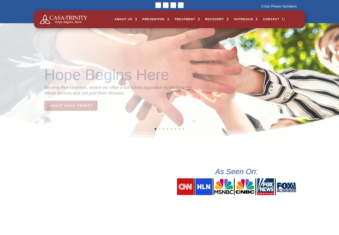 Screenshot of casaoflc.org