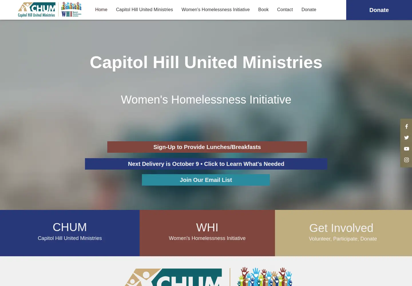 Screenshot of chumdenver.org