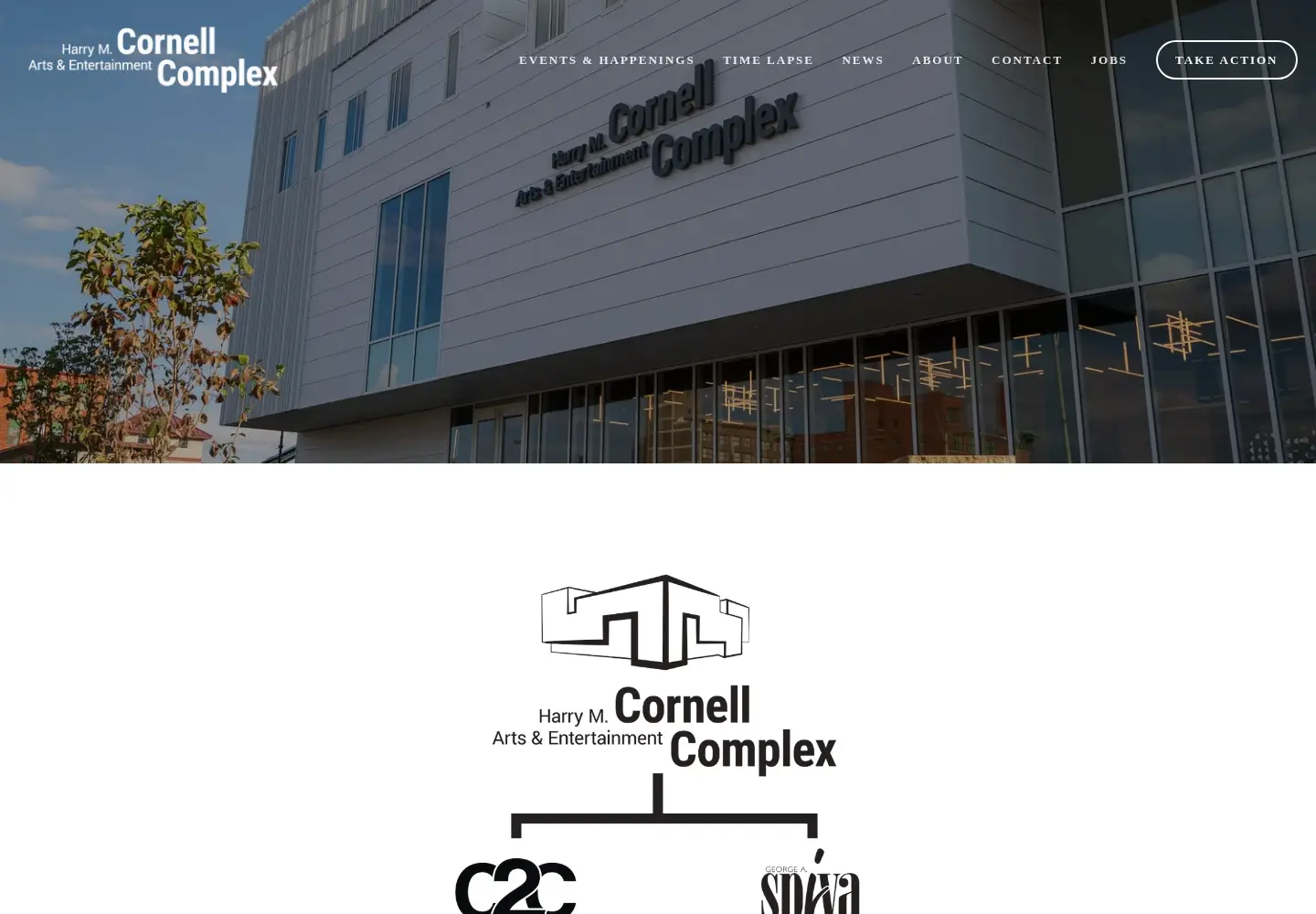 Screenshot of cornellcomplex.org
