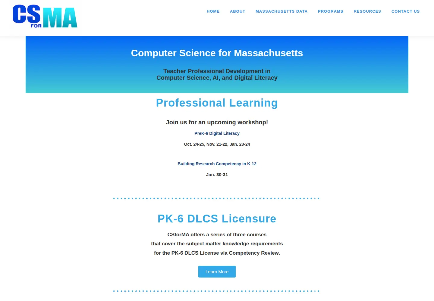 Screenshot of csforma.org