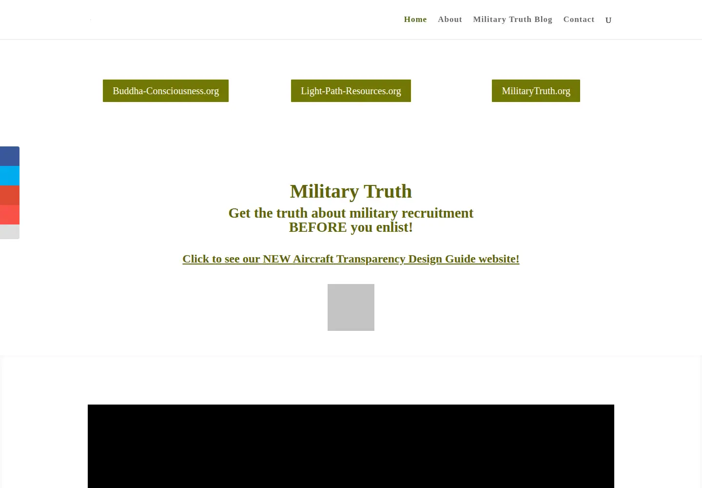 Screenshot of militarytruth.org