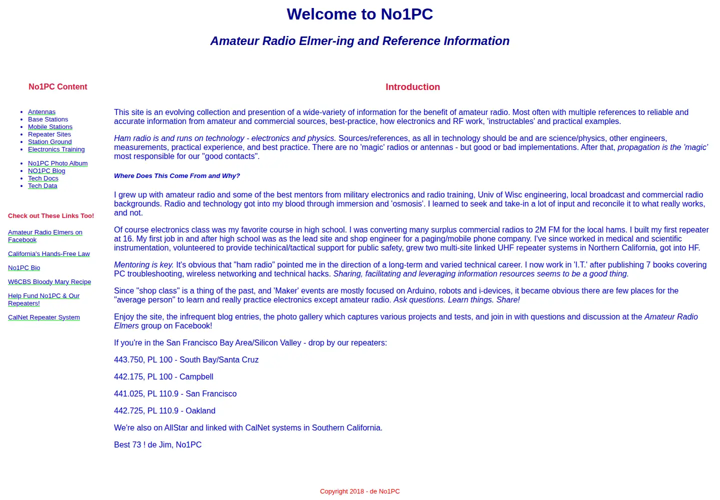 Screenshot of no1pc.org