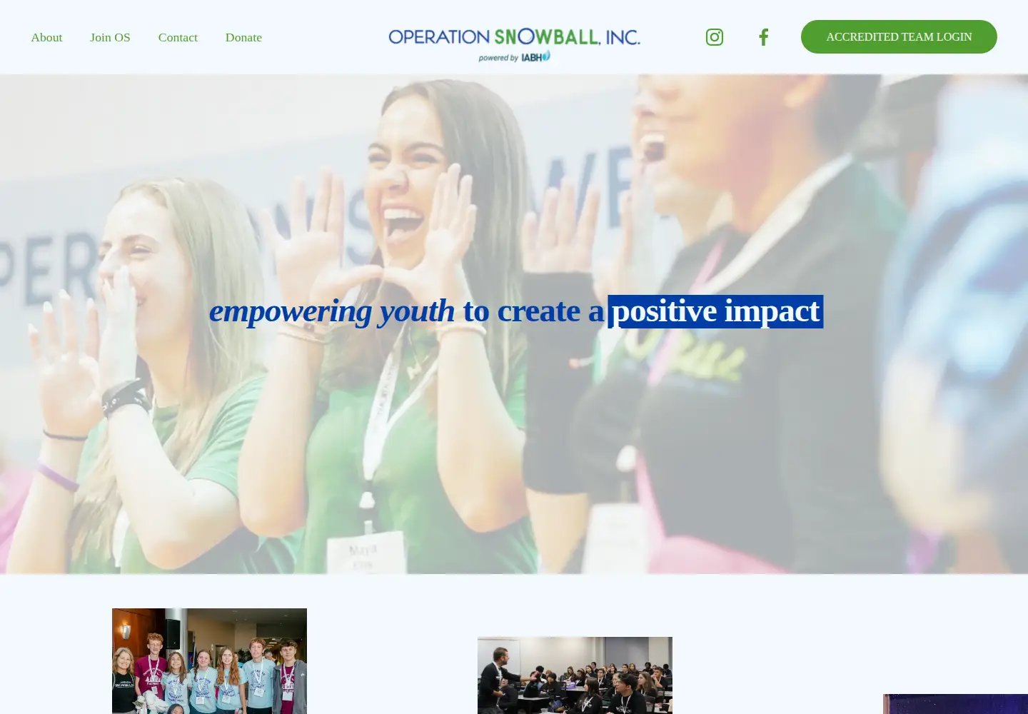 Screenshot of operationsnowballinc.org