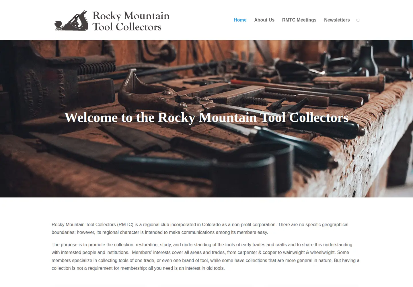 Captured homepage of rmtc.org in the current scan