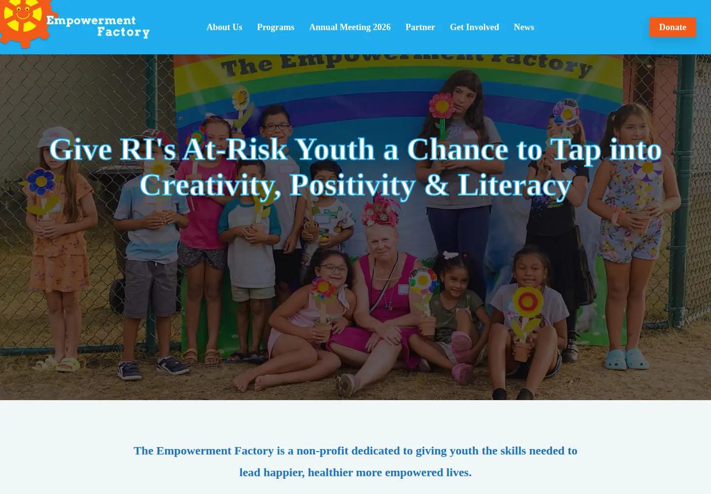Screenshot of theempowermentfactory.org