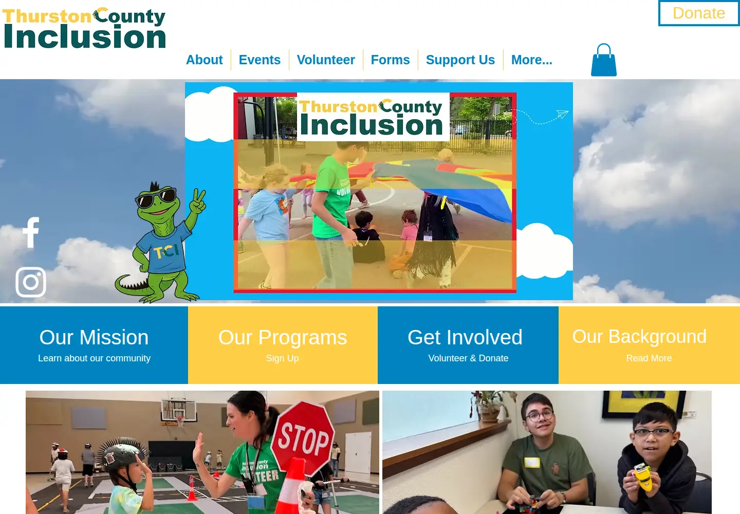Screenshot of thurstoncountyinclusion.org