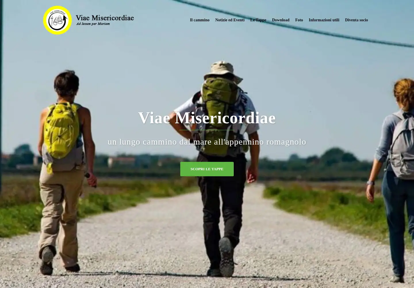 Screenshot of viaemisericordiae.org